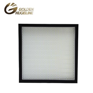Hot sale Factory Cardboard Air Filter -<br />
Clean Room MIni Pleated replacement filter Hepa Filter for FFU with CE UL HV fiberglass H14 - GOLDENHUGELINE