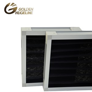 High reputation Oil Filter For Japan Car -<br />
Aluminum alloy frame external frame PP HONEYCOMB Activated carbon Industrial air filter - GOLDENHUGELINE