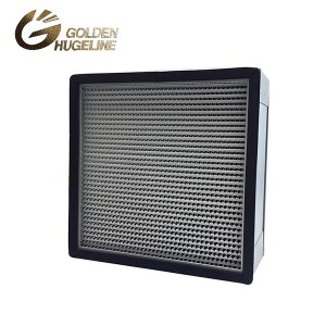 Manufacturing Companies for H14 Hepa Air Filter For Laboratory -<br />
Aluminium Frame Deep Pleat HEPA Box Air Filter - GOLDENHUGELINE